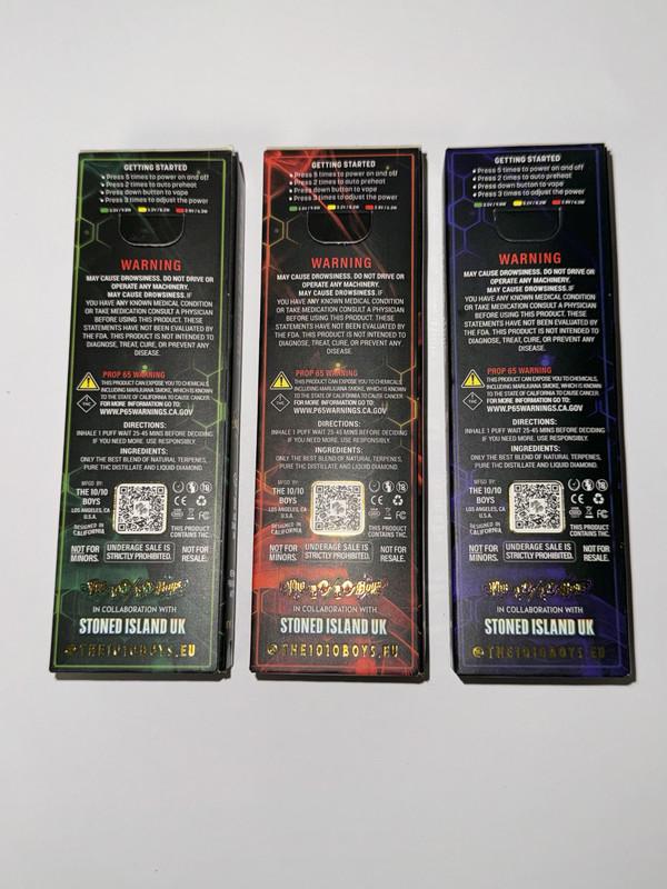 The 10/10 Boyz X Stoned Island UK 2000mg Vapes